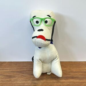 Vintage 1960’s Snoopy Like Dog 12” Plush W Sunglasses! Carnival Prize RARE